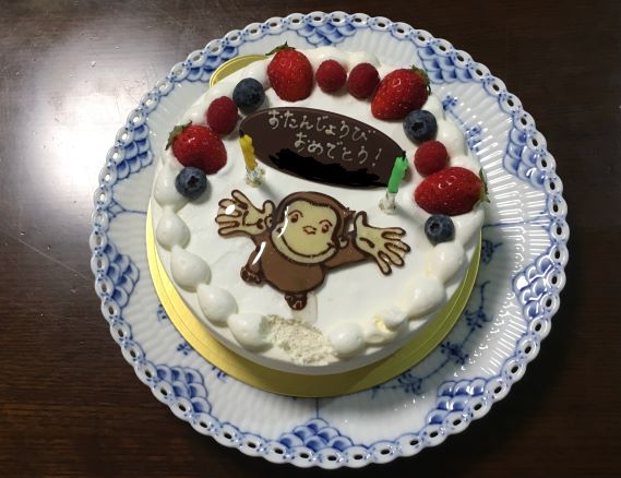 大好きキャラクターのイラストバースデーケーキ 安曇野エリアのおススメのお菓子店 いなかこそだて